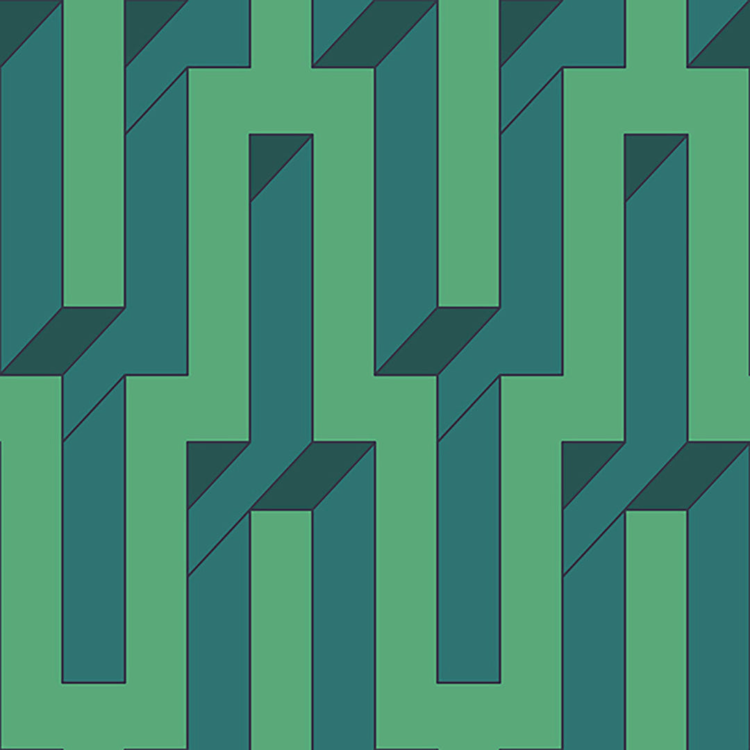 Pathfinder - Peridot <br> Wallpaper - The Detroit Wallpaper Co.