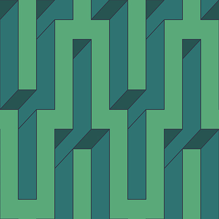 Pathfinder - Peridot <br> Wallpaper - The Detroit Wallpaper Co.