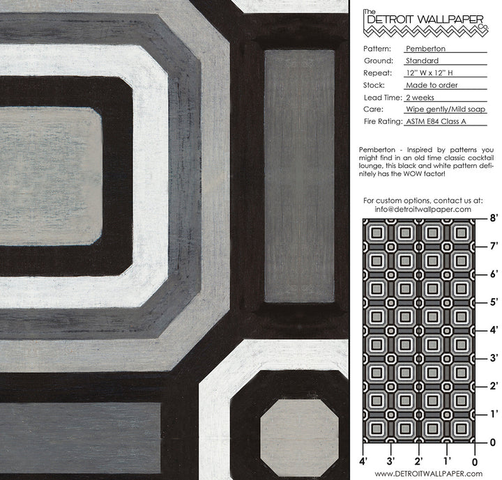 Pemberton <br> Wallpaper - The Detroit Wallpaper Co.