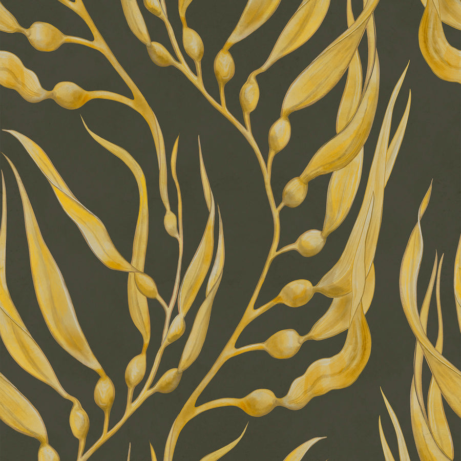 Sway - Gilded <br> Wallpaper - The Detroit Wallpaper Co.