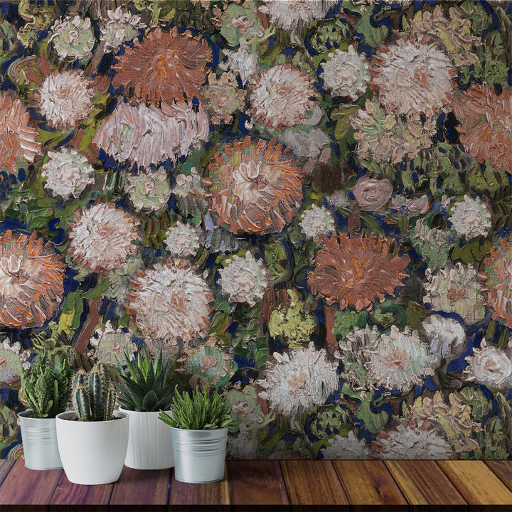 Van Gogh - Rose <br> Wallpaper - The Detroit Wallpaper Co.