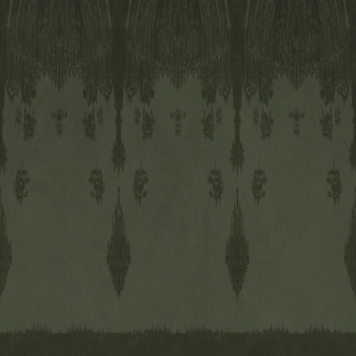 Veiled - Frontier Green <br> Wallpaper - The Detroit Wallpaper Co.