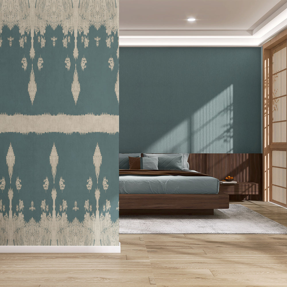 Veiled - Midnight Cowgirl <br> Wallpaper - The Detroit Wallpaper Co.