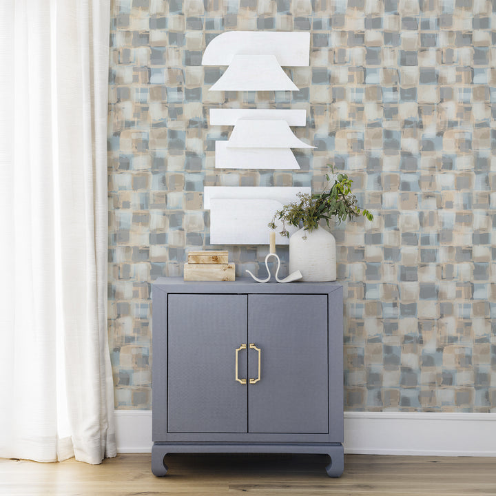 Vibe Check - It's Giving Blue <br> Wallpaper - The Detroit Wallpaper Co.