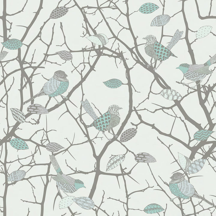 Birdz - Sparrow <br> Wallpaper - The Detroit Wallpaper Co.