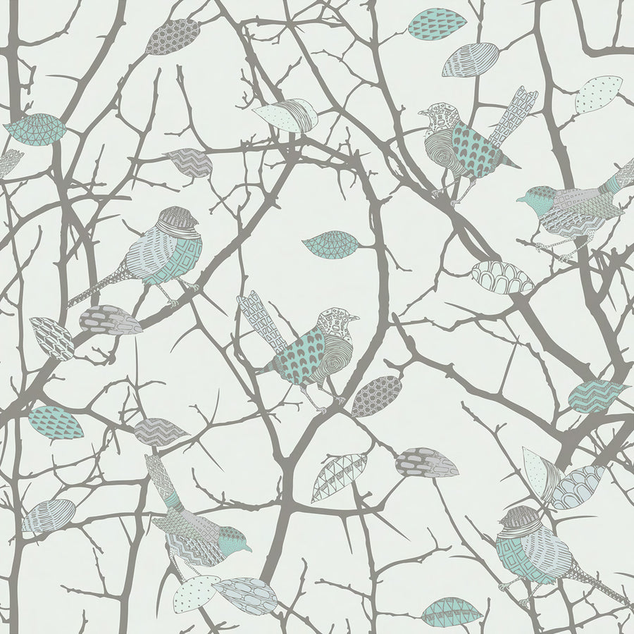 Birdz - Sparrow <br> Wallpaper - The Detroit Wallpaper Co.