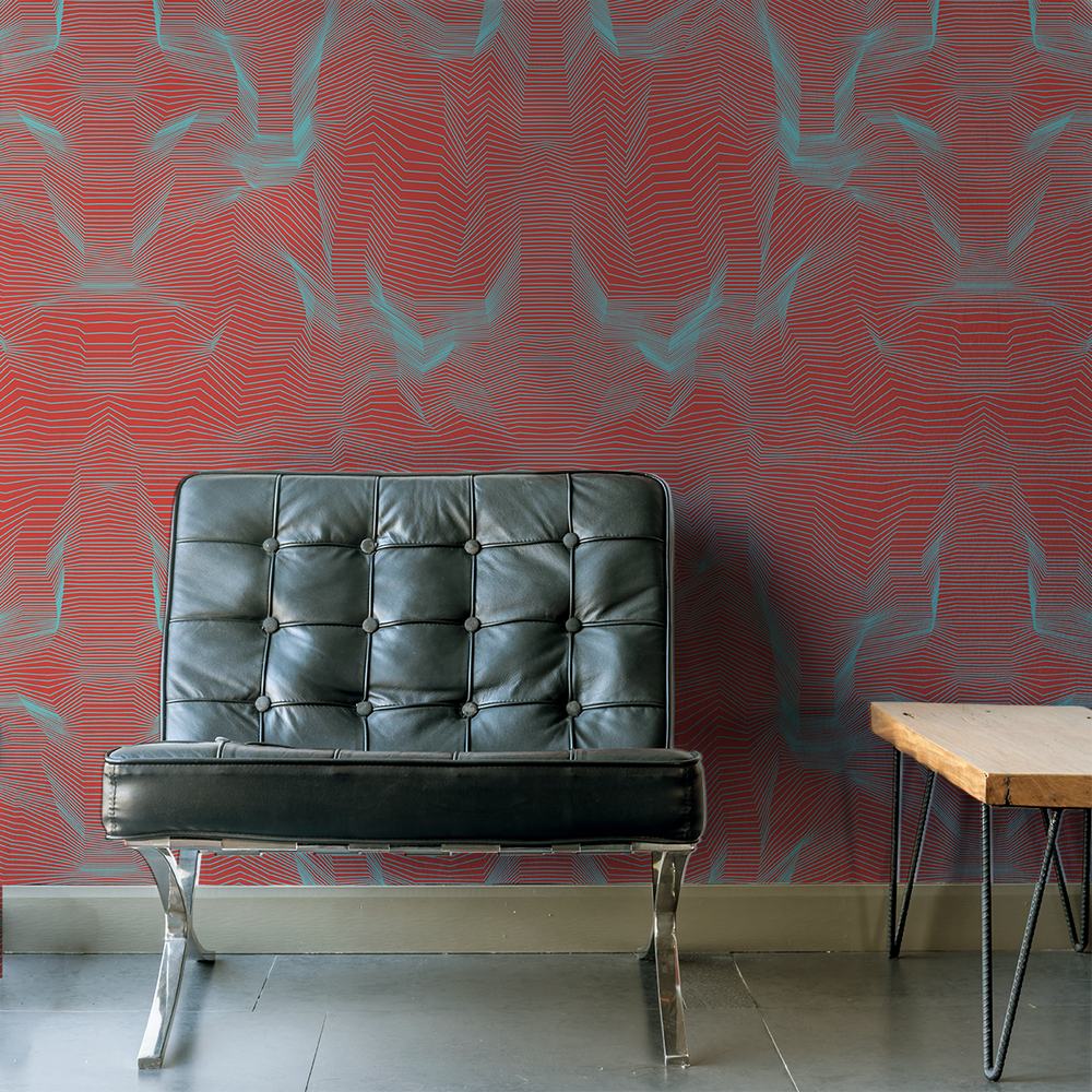 Crinkle - 3D <br> Wallpaper - The Detroit Wallpaper Co.