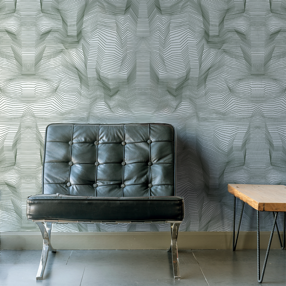 Crinkle - Topo <br> Wallpaper - The Detroit Wallpaper Co.