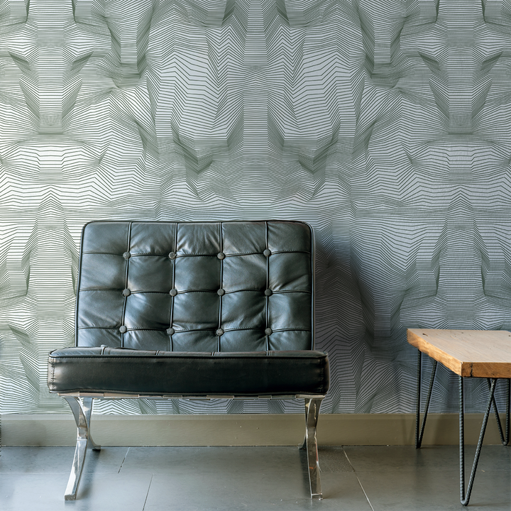 Crinkle - Topo <br> Wallpaper - The Detroit Wallpaper Co.