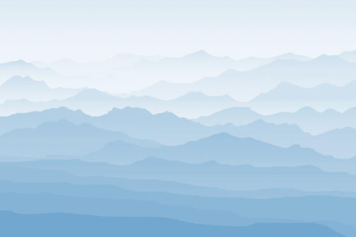 Misty Mural <br> Wallpaper Mural - The Detroit Wallpaper Co.