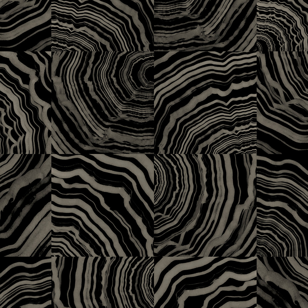 Collage - Tourmaline <br> Wallpaper - The Detroit Wallpaper Co.