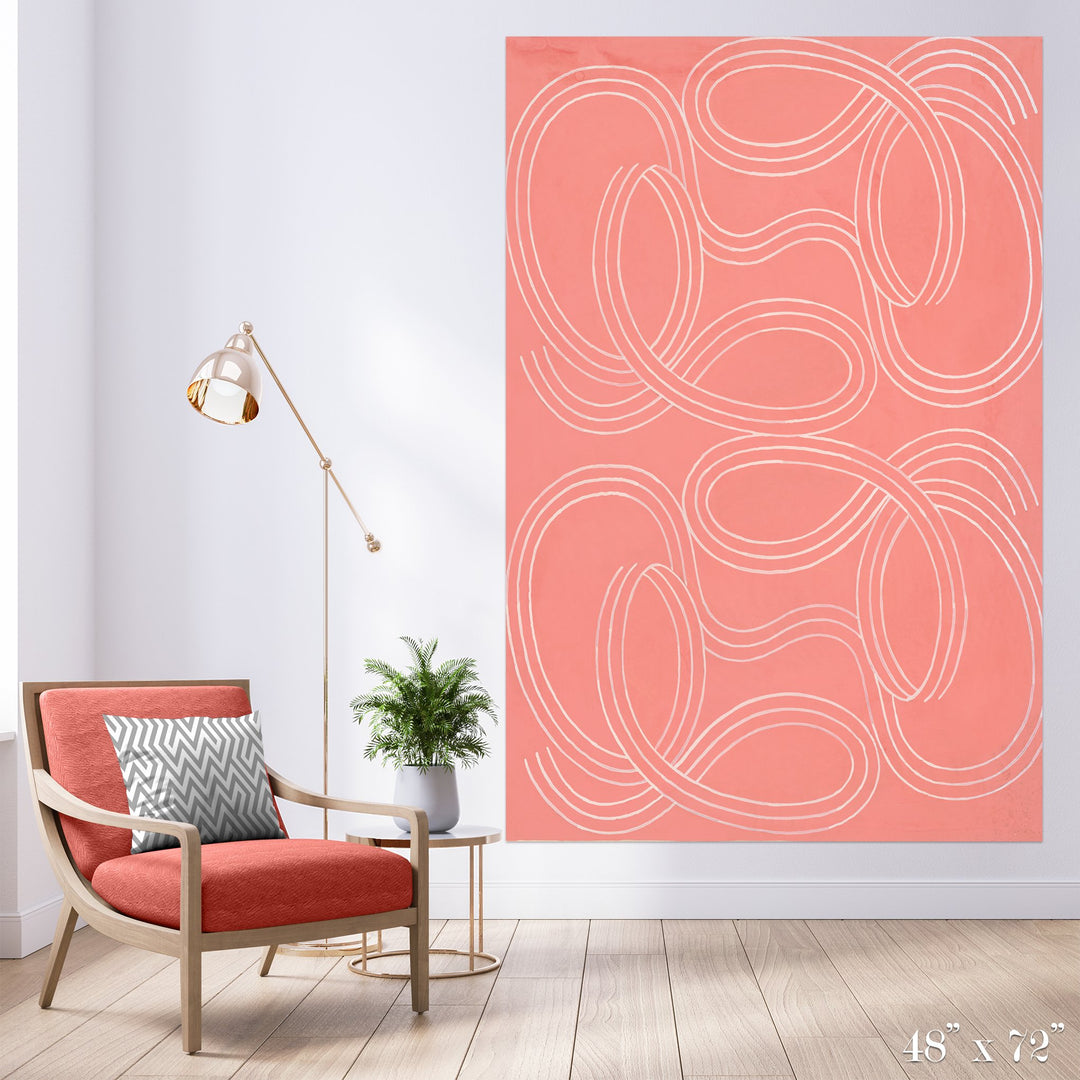 Candy Swirl Colossal Art Print - Trendy Custom Wallpaper | Contemporary Wallpaper Designs | The Detroit Wallpaper Co.