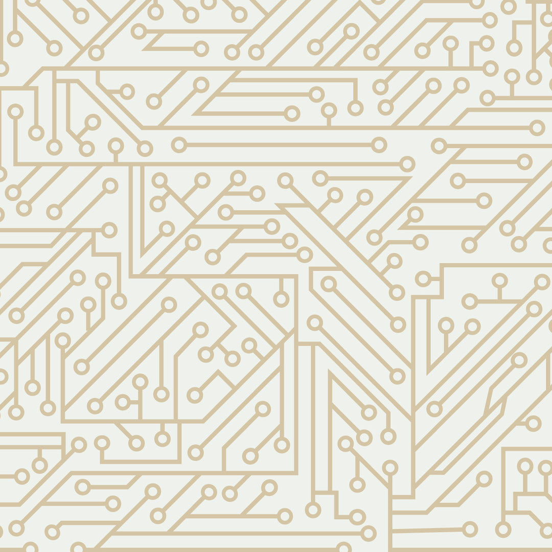 Circuit Board - IPO <br> Wallpaper - The Detroit Wallpaper Co.