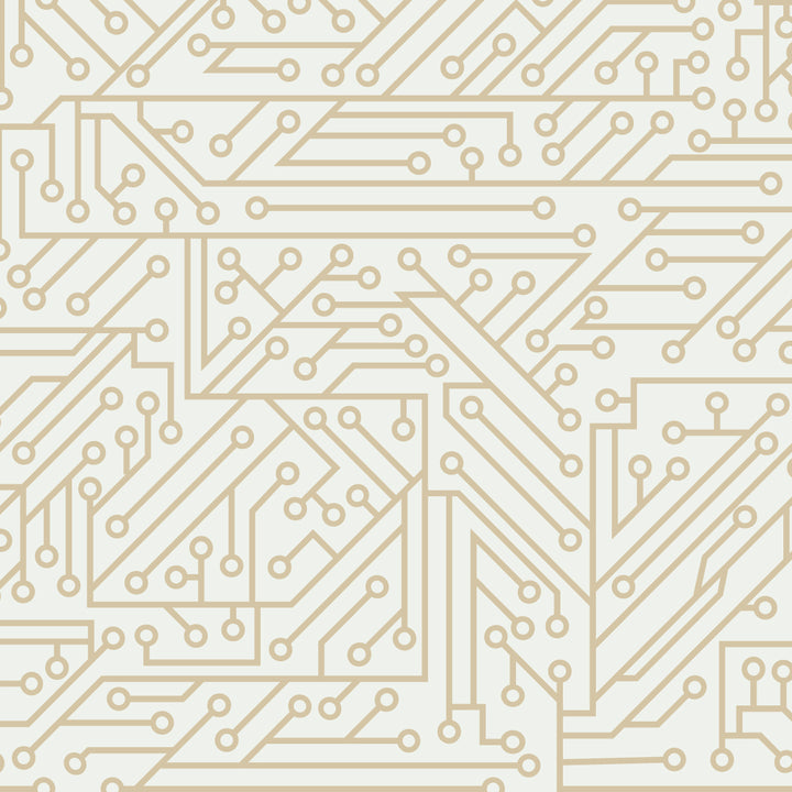 Circuit Board - IPO <br> Wallpaper - The Detroit Wallpaper Co.