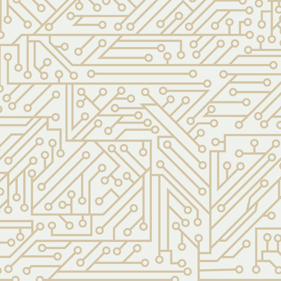 Circuit Board - IPO <br> Wallpaper - The Detroit Wallpaper Co.
