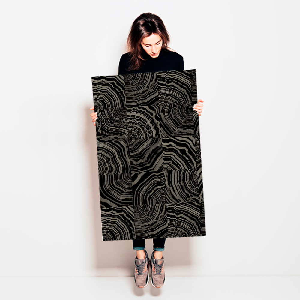 Collage - Tourmaline <br> Wallpaper - The Detroit Wallpaper Co.