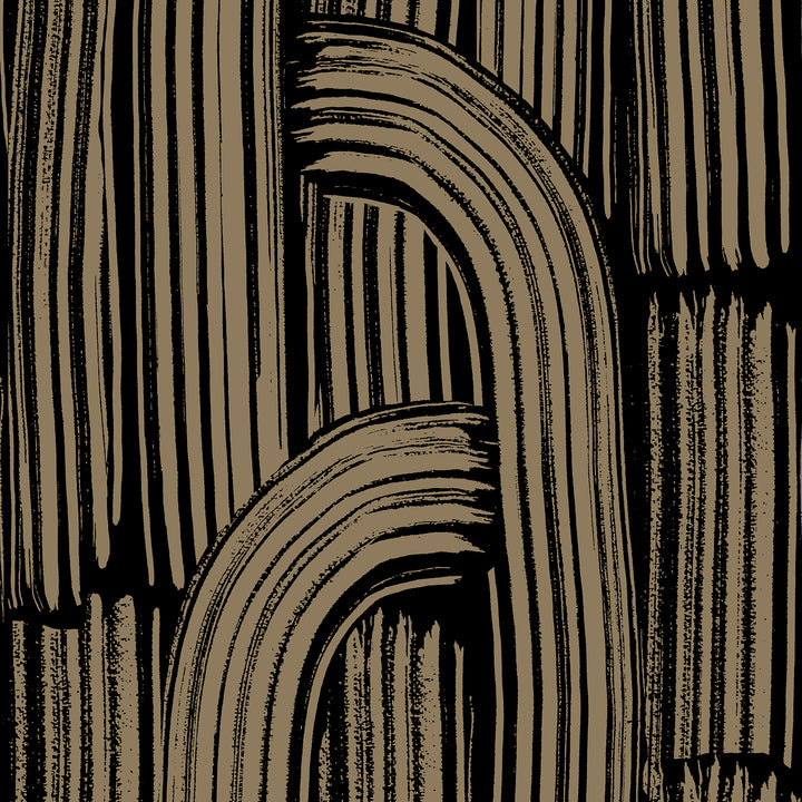 Crescent - Fossil <br> Wallpaper - The Detroit Wallpaper Co.