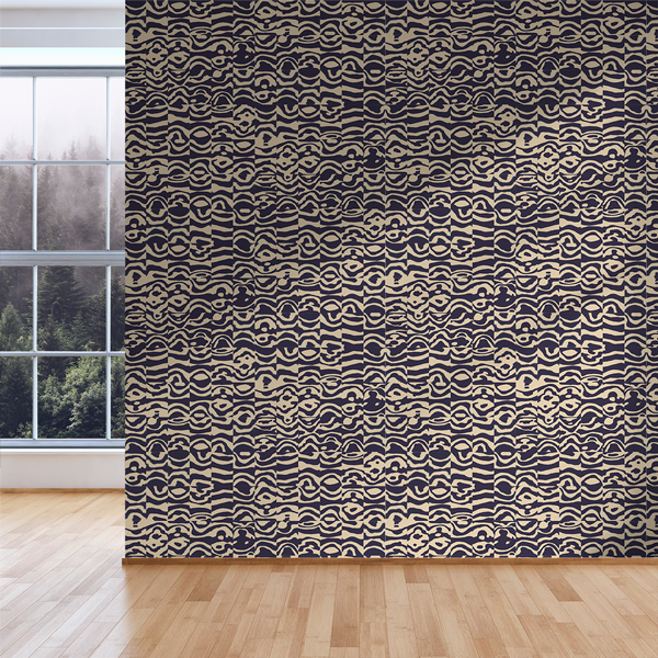 Echo Tower - Amethyst <br> Wallpaper - The Detroit Wallpaper Co.