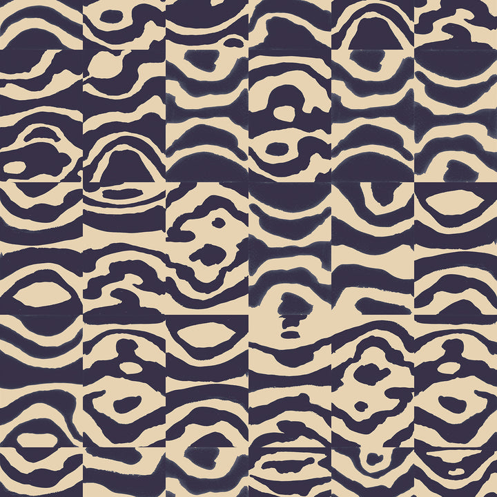Echo Tower - Amethyst <br> Wallpaper - The Detroit Wallpaper Co.