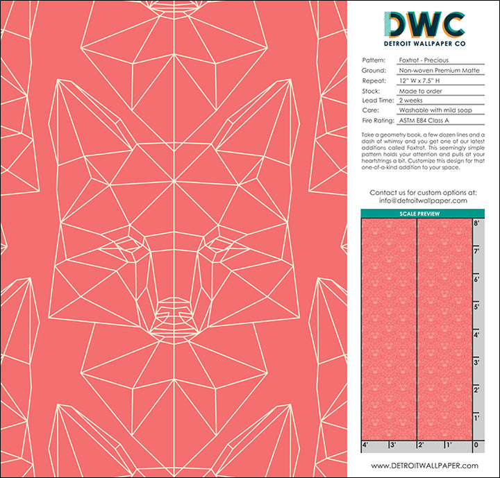 Foxtrot - Precious <br> Wallpaper - The Detroit Wallpaper Co.