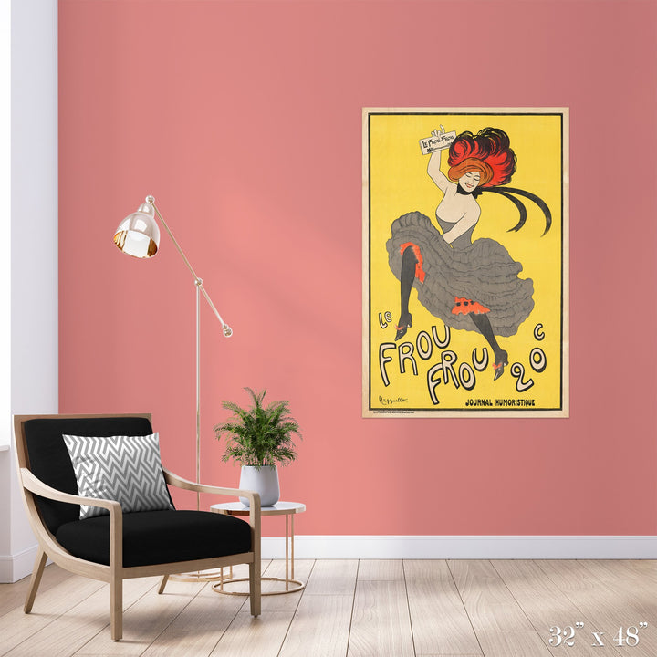 Frou Frou Colossal Art Print - Trendy Custom Wallpaper | Contemporary Wallpaper Designs | The Detroit Wallpaper Co.