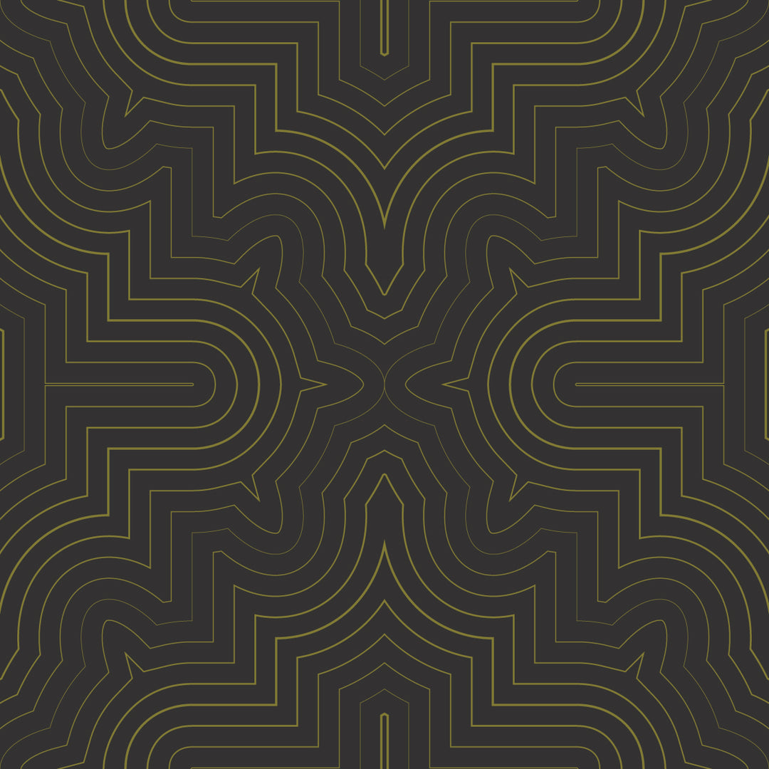 Goldrush - Disco <br> Wallpaper - The Detroit Wallpaper Co.