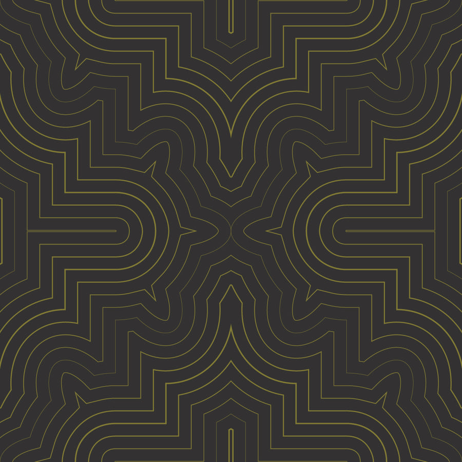 Goldrush - Disco <br> Wallpaper - The Detroit Wallpaper Co.
