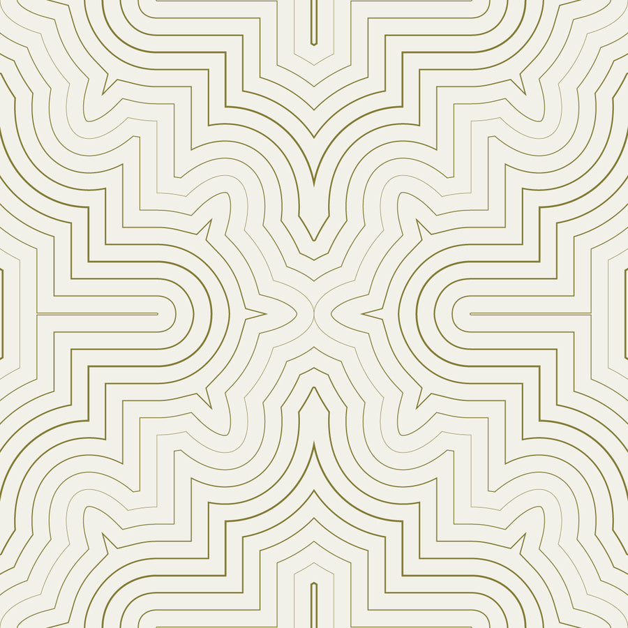 Goldrush - Gold <br> Wallpaper - The Detroit Wallpaper Co.