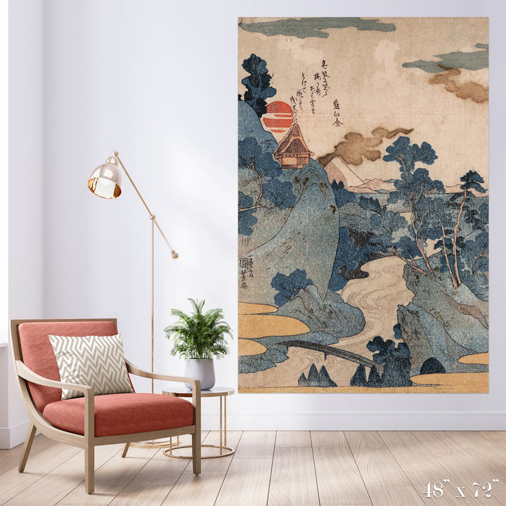 House on the Hill Colossal Art Print - Trendy Custom Wallpaper | Contemporary Wallpaper Designs | The Detroit Wallpaper Co.