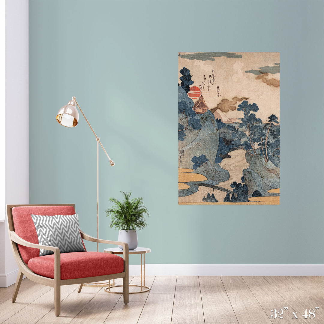 House on the Hill Colossal Art Print - Trendy Custom Wallpaper | Contemporary Wallpaper Designs | The Detroit Wallpaper Co.