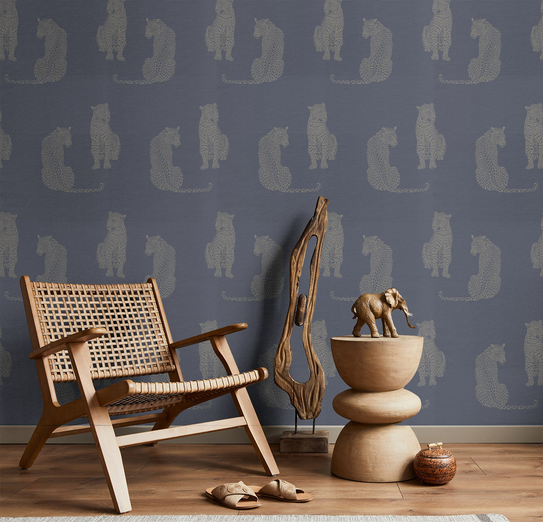 Hunter - Restrain Grasscloth Wallpaper - The Detroit Wallpaper Co.
