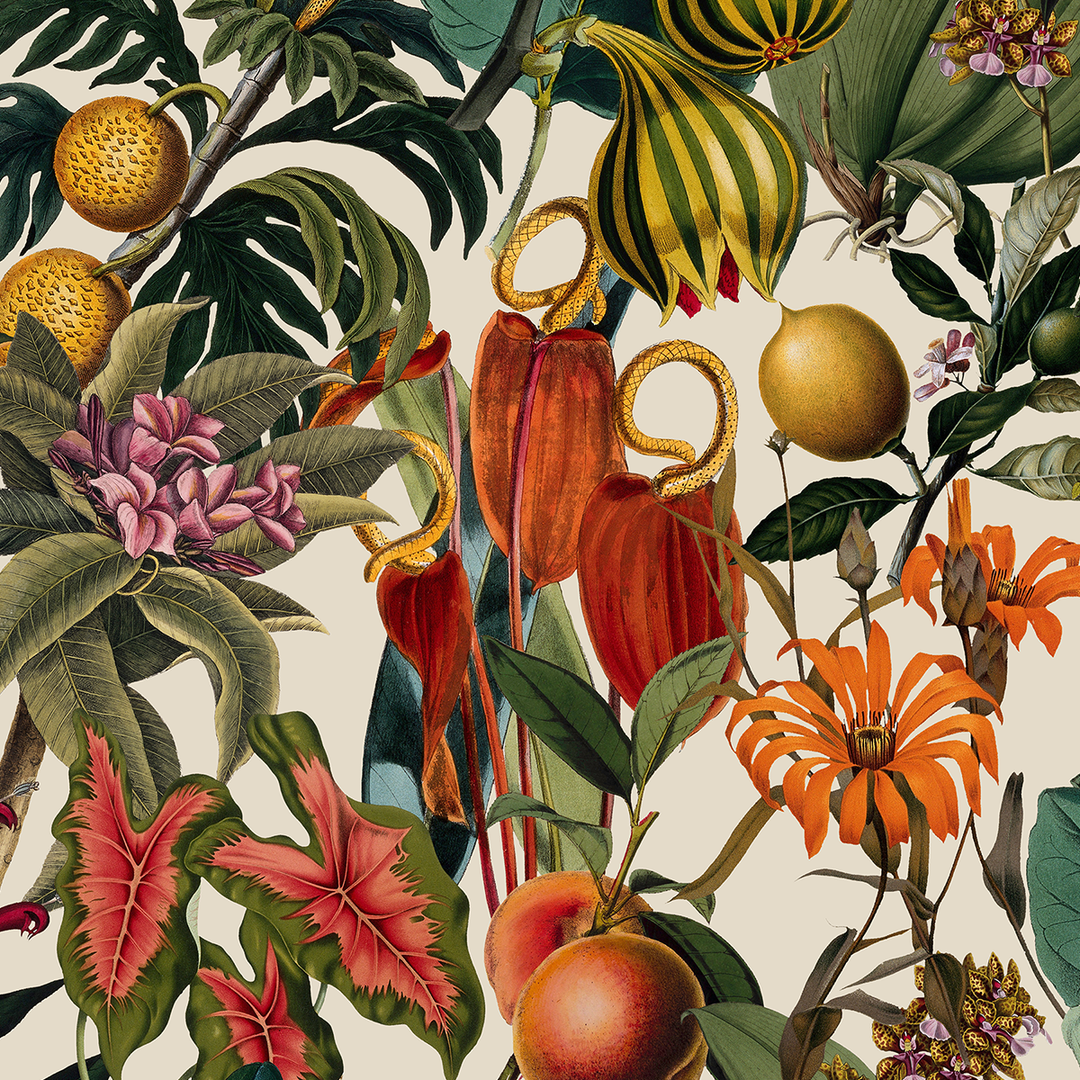 Lush - Cream <br> Wallpaper - The Detroit Wallpaper Co.