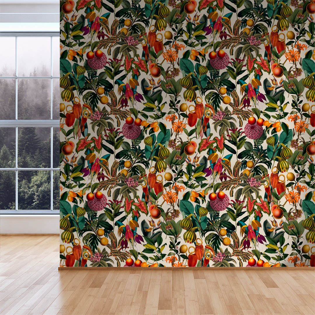 Lush - Cream <br> Wallpaper - The Detroit Wallpaper Co.