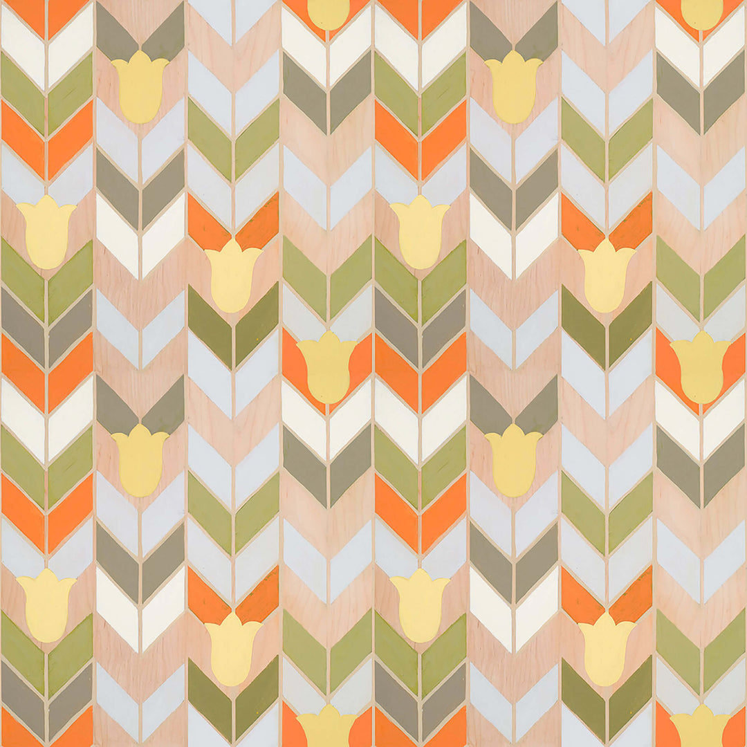 Mirthful Chevron <br> Mirth Studios - The Detroit Wallpaper Co.