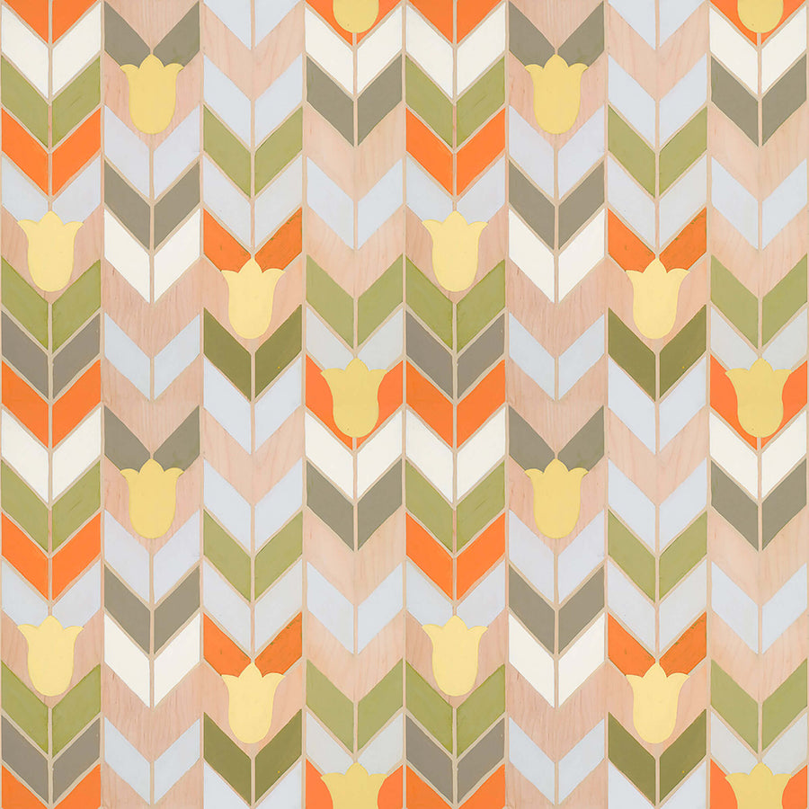 Mirthful Chevron <br> Mirth Studios - The Detroit Wallpaper Co.