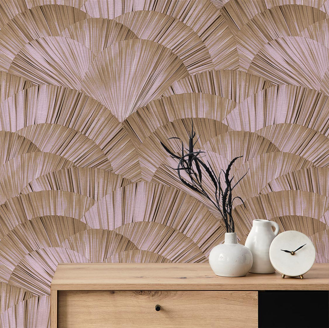 Panama - Bashful <br> Grasscloth - The Detroit Wallpaper Co.
