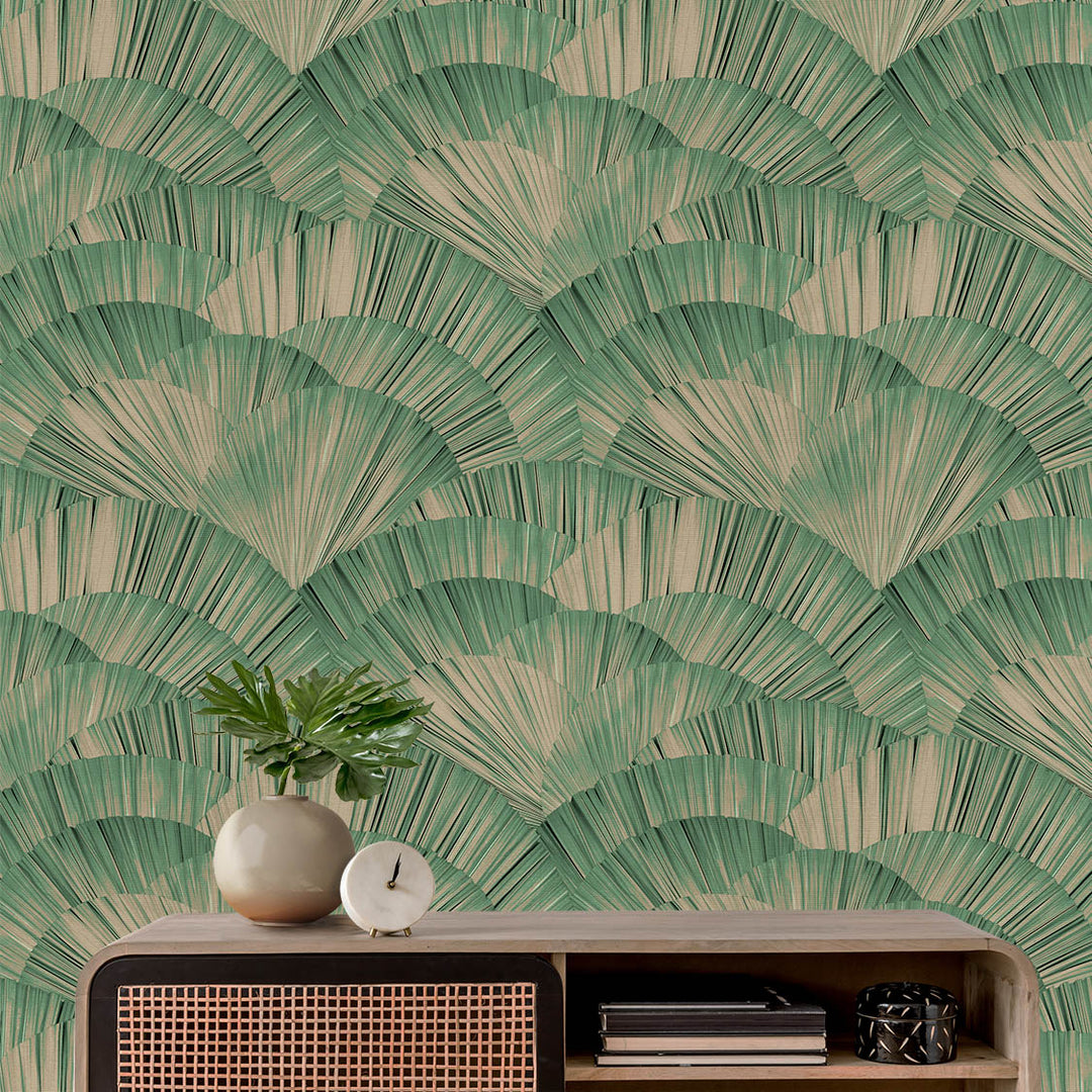 Panama - Tropic <br> Grasscloth - The Detroit Wallpaper Co.