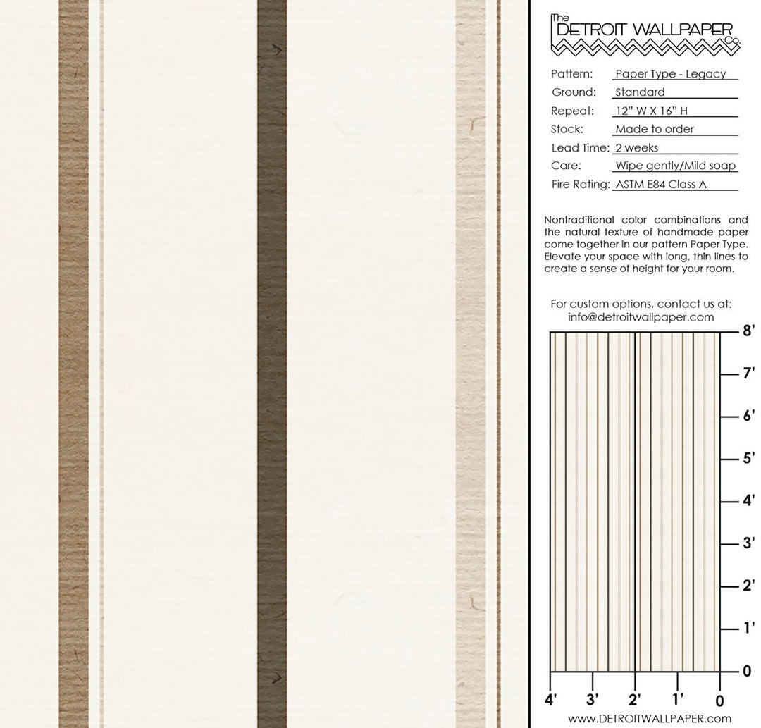 Paper Type - Legacy - Trendy Custom Wallpaper | Contemporary Wallpaper Designs | The Detroit Wallpaper Co.