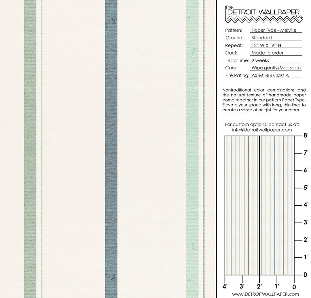 Paper Type - Melville - Trendy Custom Wallpaper | Contemporary Wallpaper Designs | The Detroit Wallpaper Co.