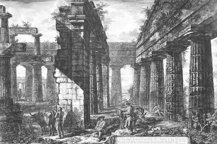 Perfect Ruin Mural <br> Great Wall - Trendy Custom Wallpaper | Contemporary Wallpaper Designs | The Detroit Wallpaper Co.