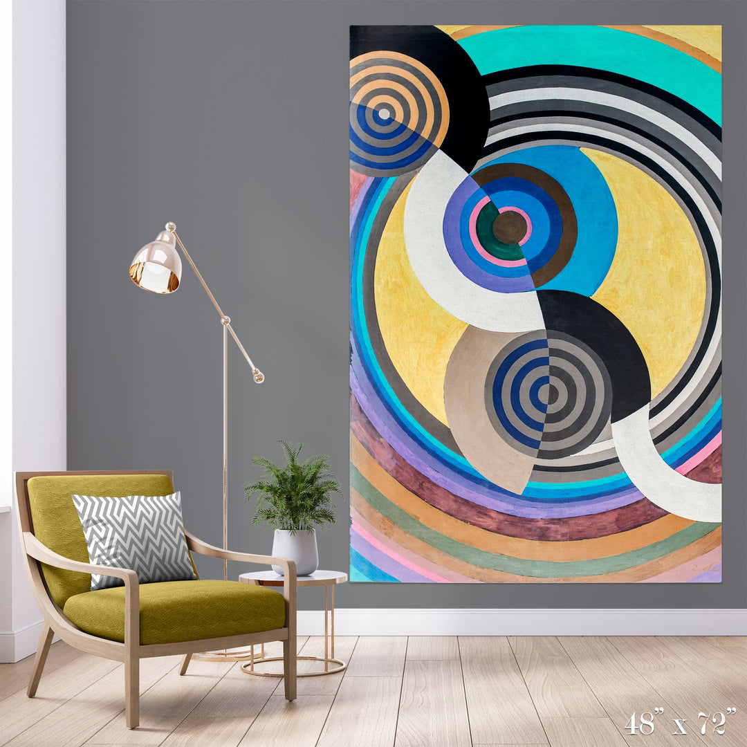 Rhythm Colossal Art Print - Trendy Custom Wallpaper | Contemporary Wallpaper Designs | The Detroit Wallpaper Co.