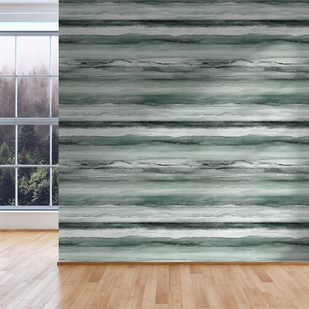 Stratum - Sea <br> Wallpaper - The Detroit Wallpaper Co.