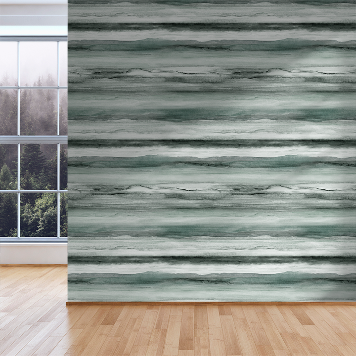 Stratum - Sea <br> Wallpaper - The Detroit Wallpaper Co.