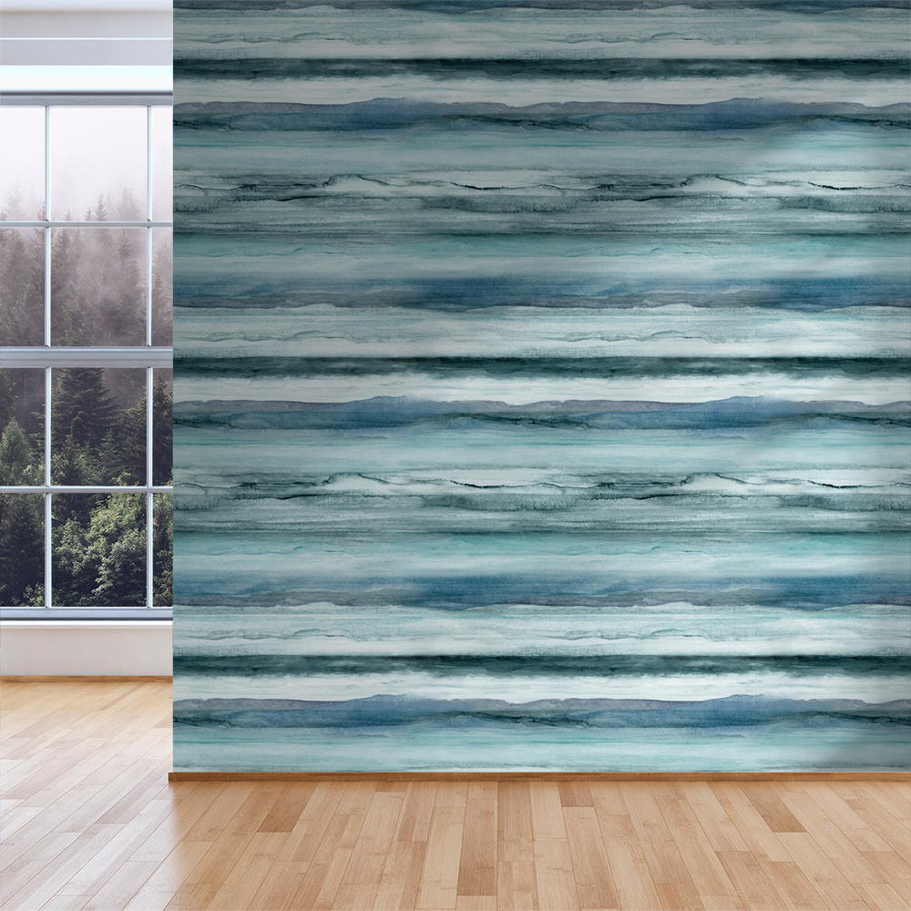 Stratum - Sky <br> Wallpaper - The Detroit Wallpaper Co.