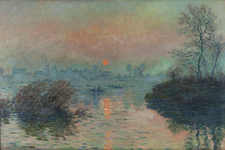 Sunset on the Seine Mural - Trendy Custom Wallpaper | Contemporary Wallpaper Designs | The Detroit Wallpaper Co.