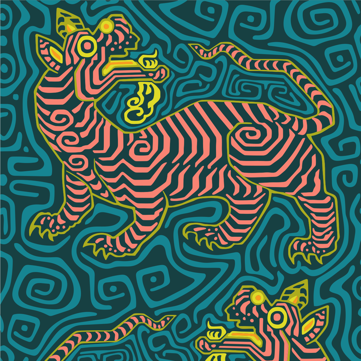 Tigre - Rayong <br> Wallpaper - The Detroit Wallpaper Co.
