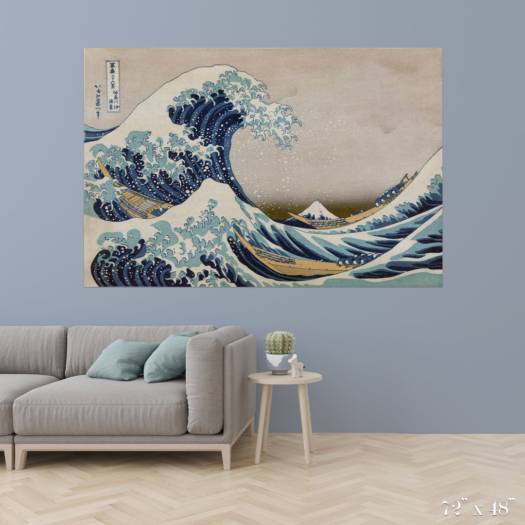 Wave Colossal Art Print - Trendy Custom Wallpaper | Contemporary Wallpaper Designs | The Detroit Wallpaper Co.