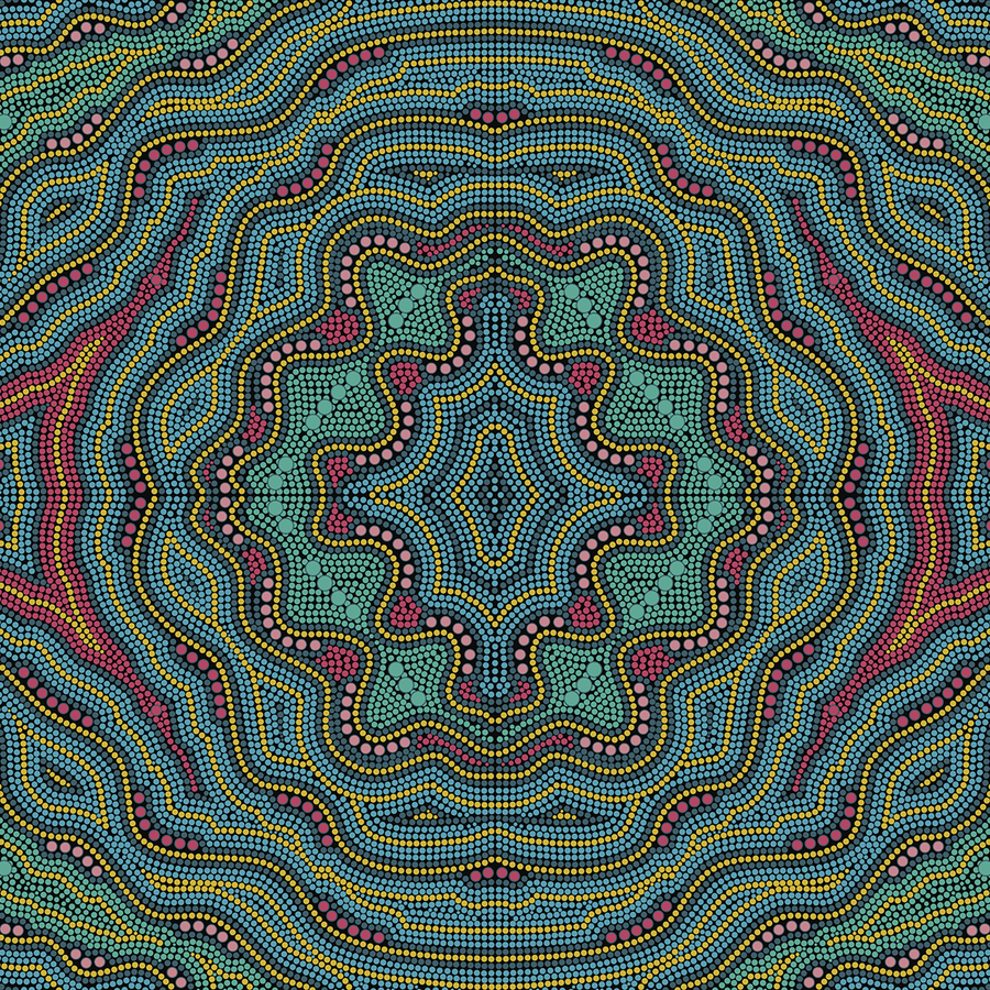 Aboriginal - Dingo - The Detroit Wallpaper Co.