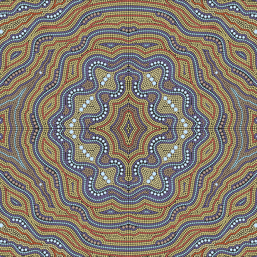 Aboriginal - Joey - Trendy Custom Wallpaper | Contemporary Wallpaper Designs | The Detroit Wallpaper Co.