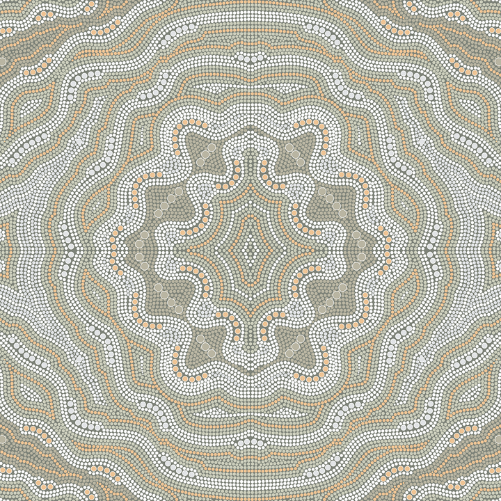 Aboriginal - Kangaroo - Trendy Custom Wallpaper | Contemporary Wallpaper Designs | The Detroit Wallpaper Co.